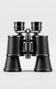 Classic Black Binoculars Optical Tool Search Exploration Royalty Free Stock Photo