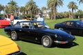 Classic black ferrari sports car with others Royalty Free Stock Photo