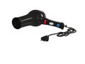 Classic black hairdryer with cord