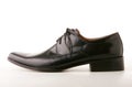 Classic black leather shoe Royalty Free Stock Photo