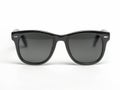 Classic Black Sunglasses Isolated on White Royalty Free Stock Photo
