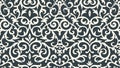Classic black and white damask wallpaper pattern Royalty Free Stock Photo