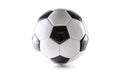 Classic black and white design of a soccer ball on an isolated white background Royalty Free Stock Photo