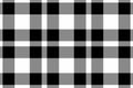 Classic black and white plaid pattern. Timeless, rustic design for backgrounds, textiles, or graphic projects. A versatile and Royalty Free Stock Photo