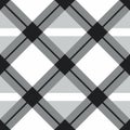 Classic black and white striped seamless pattern with alternating colors for an elegant design Royalty Free Stock Photo