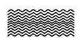Classic Black and White Zigzag Pattern, vector design Generative AI Royalty Free Stock Photo