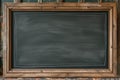 Classic blackboard wooden frame, timeless simplicity for educational settings Royalty Free Stock Photo