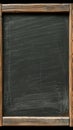 Classic blackboard wooden frame, timeless simplicity for educational settings Royalty Free Stock Photo