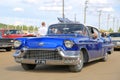 Classic Blue Cadillac Series 62 in a Show