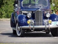 CLASSIC BLUE CAR Royalty Free Stock Photo