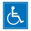 Handicap sign