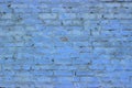 Classic blue vintage brickwork background Royalty Free Stock Photo