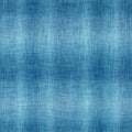 Classic blue woven check masculine shirt fabric texture. Navy space dyed marled melange background. Seamless simple Royalty Free Stock Photo