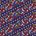 Classic blueberries & cranberry seamless pattern