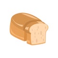 Classic Bread Loaf Illustration