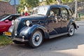 Classic British car at a car show