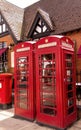 Classic British red phone booth Royalty Free Stock Photo