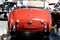 Classic British Triumph Car - bright red convertable Royalty Free Stock Photo