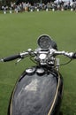 Classic british vincent motorcycle dial handlebars