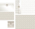 Classic Brocade response and place card illustration