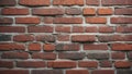 Classic Brown Brick Wall Backdrop Texture. AI Generation Royalty Free Stock Photo