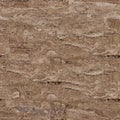 Classic brown travertine stone texture. Texture for perfect interior or other design project. Seamless square background