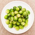 Classic brussel sprouts garnish for roast dinner healthy choice