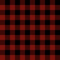 Red Buffalo Plaid Seamless Pattern