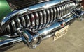 Classic 53 Buick Chrome Bumper With Green Color