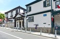 Classic building of the French House now opened for public as museum at historic foreign residential area in Kitano district, Kobe Royalty Free Stock Photo