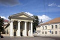 Classic building, Simonas Daukantas Square,Vilnius, Vilnius County, Lithuania, Baltic states, Europe Royalty Free Stock Photo