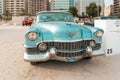 Classic Cadillac automobile displayed in Abu Dhabi, UAE | American sports car | vintage style and design