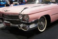 A classic Cadillac car from the De Ville model was made in 1959.