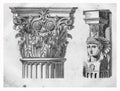 Sculpture, classic capital engraving drawing