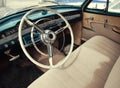 Classic Car Dashboard Royalty Free Stock Photo