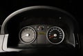 Classic car dashboard Royalty Free Stock Photo