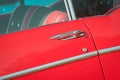 Classic car door lever Royalty Free Stock Photo