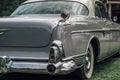 Classic car from the early fifties with lots of chromed moldings Royalty Free Stock Photo