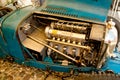 Classic car engine at Bergamo Historic Grand Prix 2017