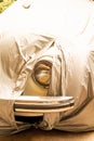 Classic car with the front end veiled in a silver cloth, creating an air of mystery Royalty Free Stock Photo