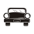 classic car front view Royalty Free Stock Photo