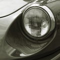 Classic car headlight Royalty Free Stock Photo