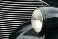 Classic Car Headlight and Grill Royalty Free Stock Photo