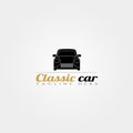Classic Car icon template,creative vector logo design,illustration element Royalty Free Stock Photo