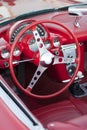 Classic Car Interior Royalty Free Stock Photo