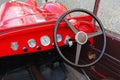 Classic car interior Royalty Free Stock Photo