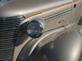 Classic car lines, 1938 Chevy Royalty Free Stock Photo