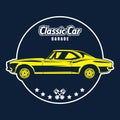 Classic car logo