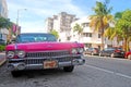 Classic car in miami beach Royalty Free Stock Photo