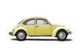 VW Beetle isolated Royalty Free Stock Photo